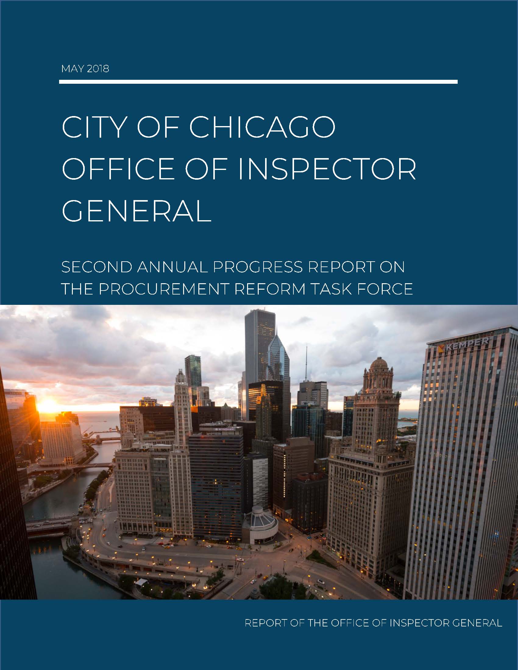 Second Annual Progress Report on the Procurement Reform Task Force - publication cover