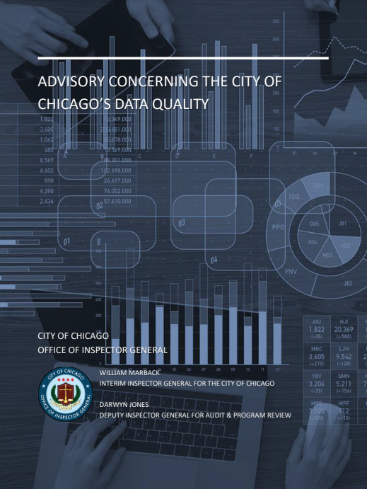 Advisory Concerning the City of Chicago’s Data Quality - publication cover