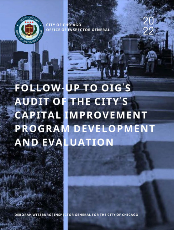 Follow-up to OIG’s Audit of the City’s Capital Improvement Program Development and Evaluation - publication cover