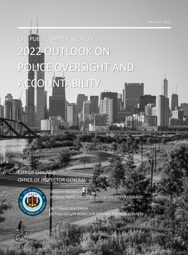 Public Safety 2022 Outlook on Police Oversight and Accountability Public Safety 2022 Outlook on Police Oversight and Accountability - publication cover