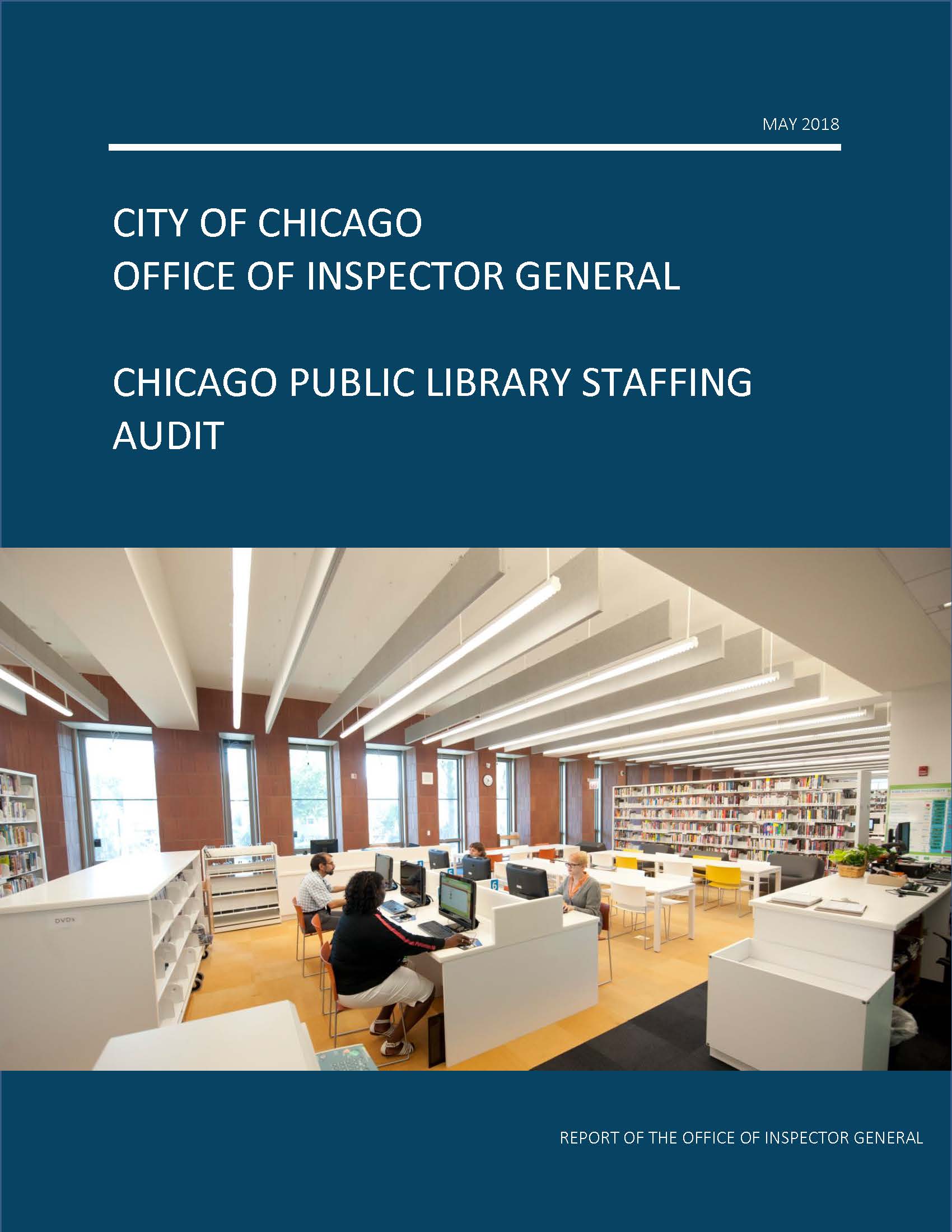 Chicago Public Library Staffing Audit Chicago Public Library Staffing Audit - publication cover