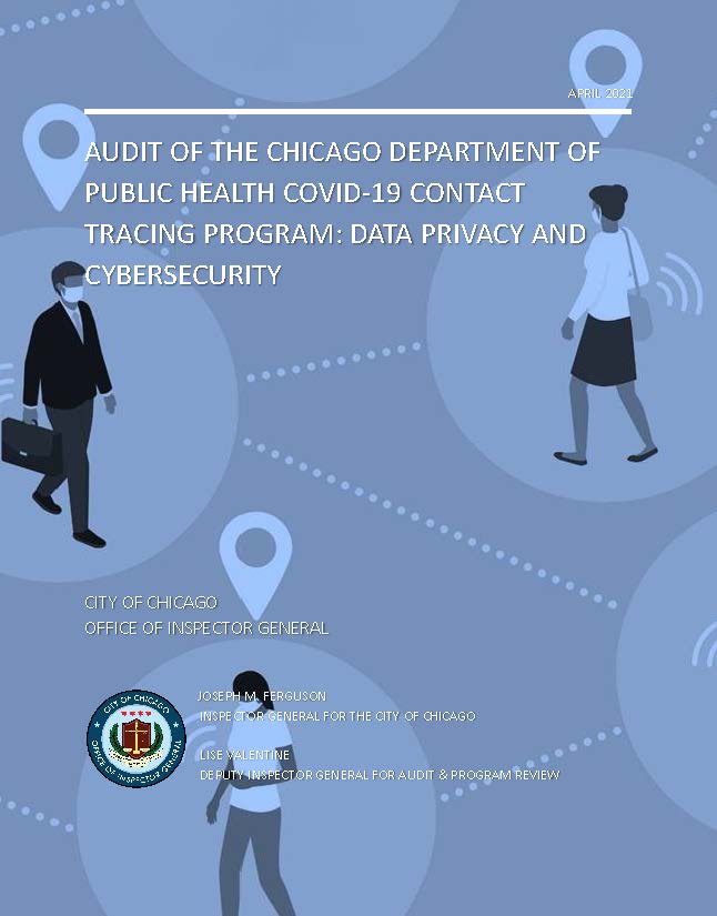 Audit of the Chicago Department of Public Health COVID-19 Contact Tracing Program: Data Privacy and Cybersecurity - publication cover
