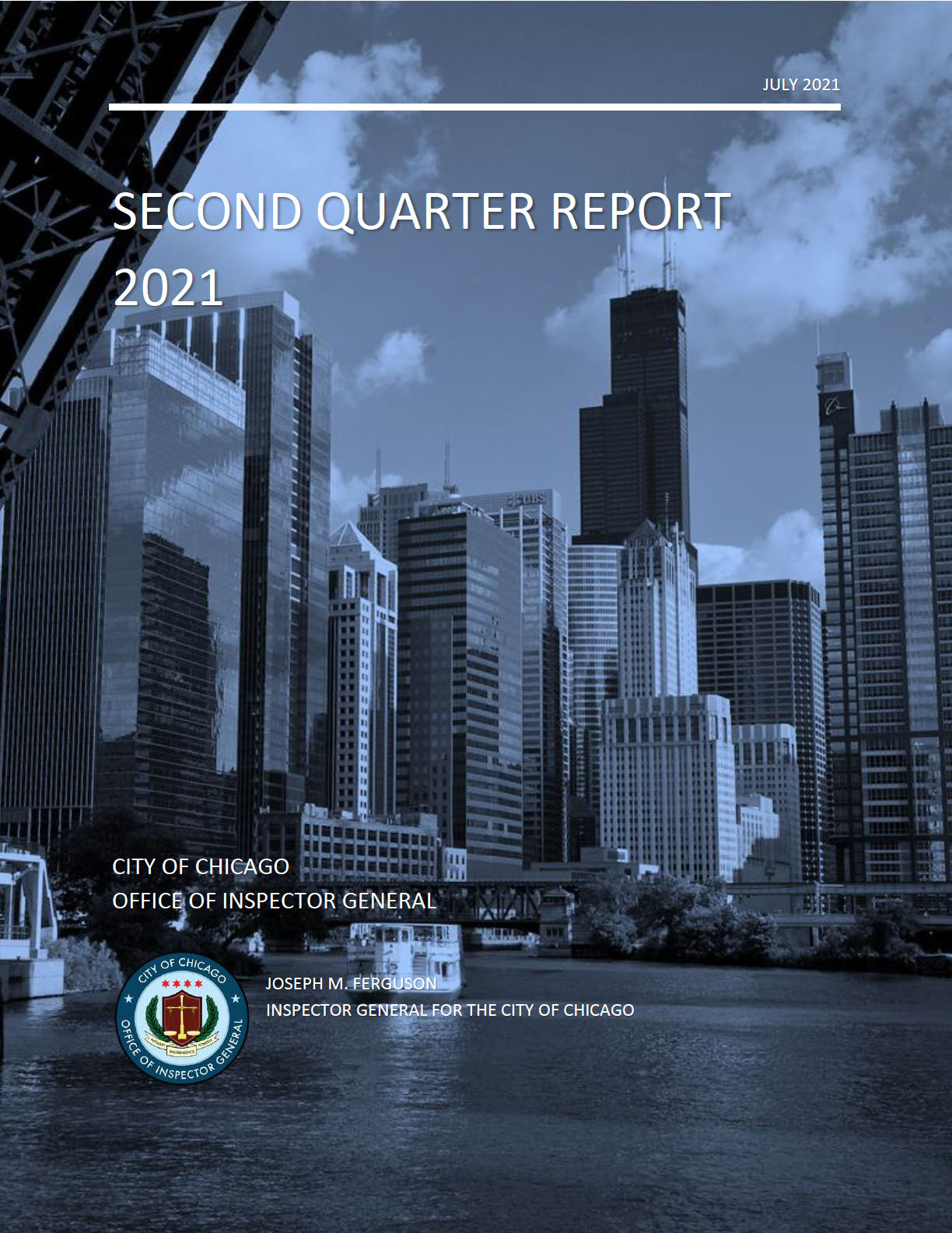 OIG Second Quarter Report 2021 - publication cover