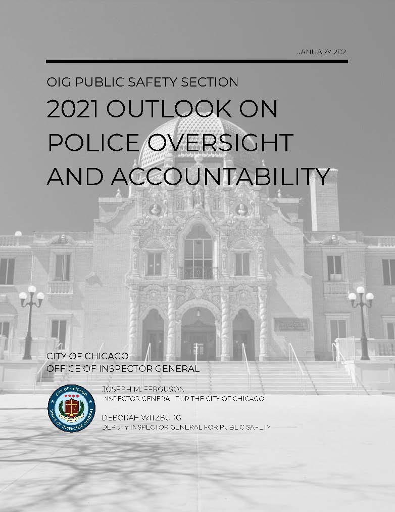 2021 Outlook on Police Oversight and Accountability - publication cover