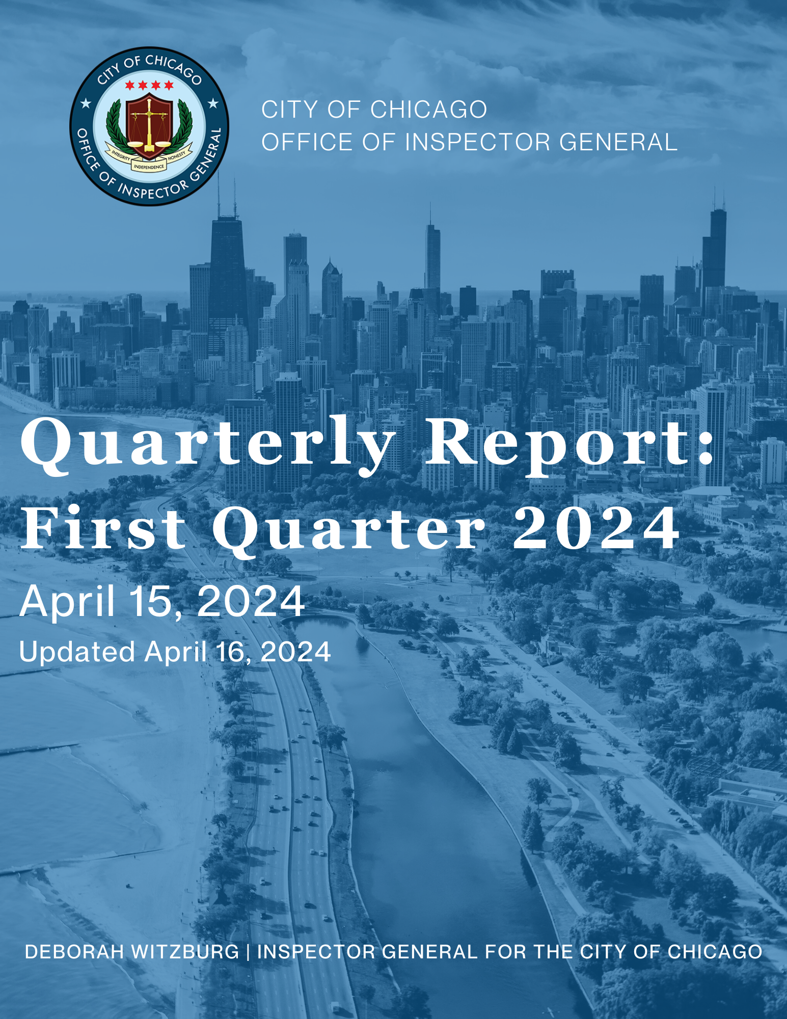 Quarterly Report: First Quarter 2024 - publication cover