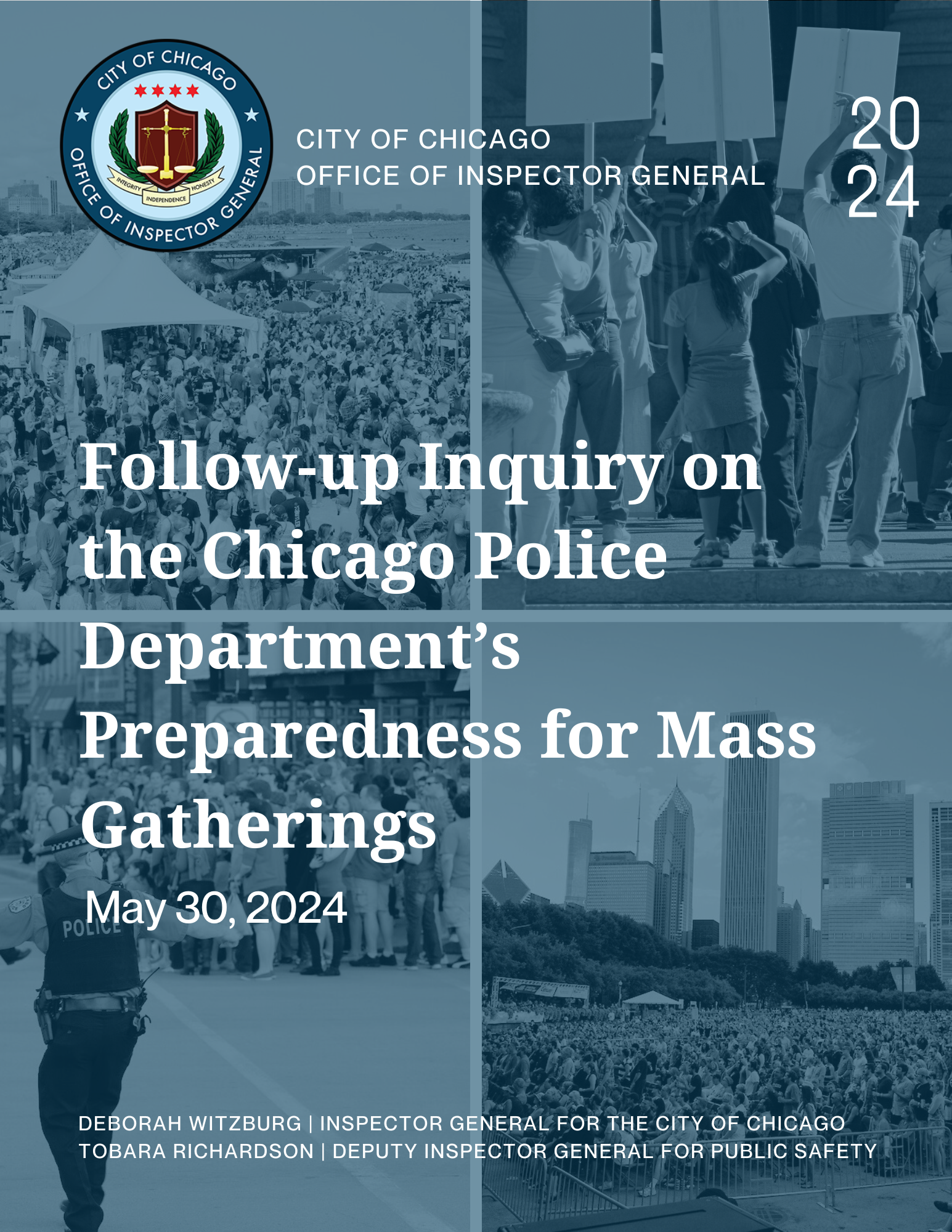 Follow-up Inquiry on the Chicago Police Department’s Preparedness for Mass Gatherings - publication cover