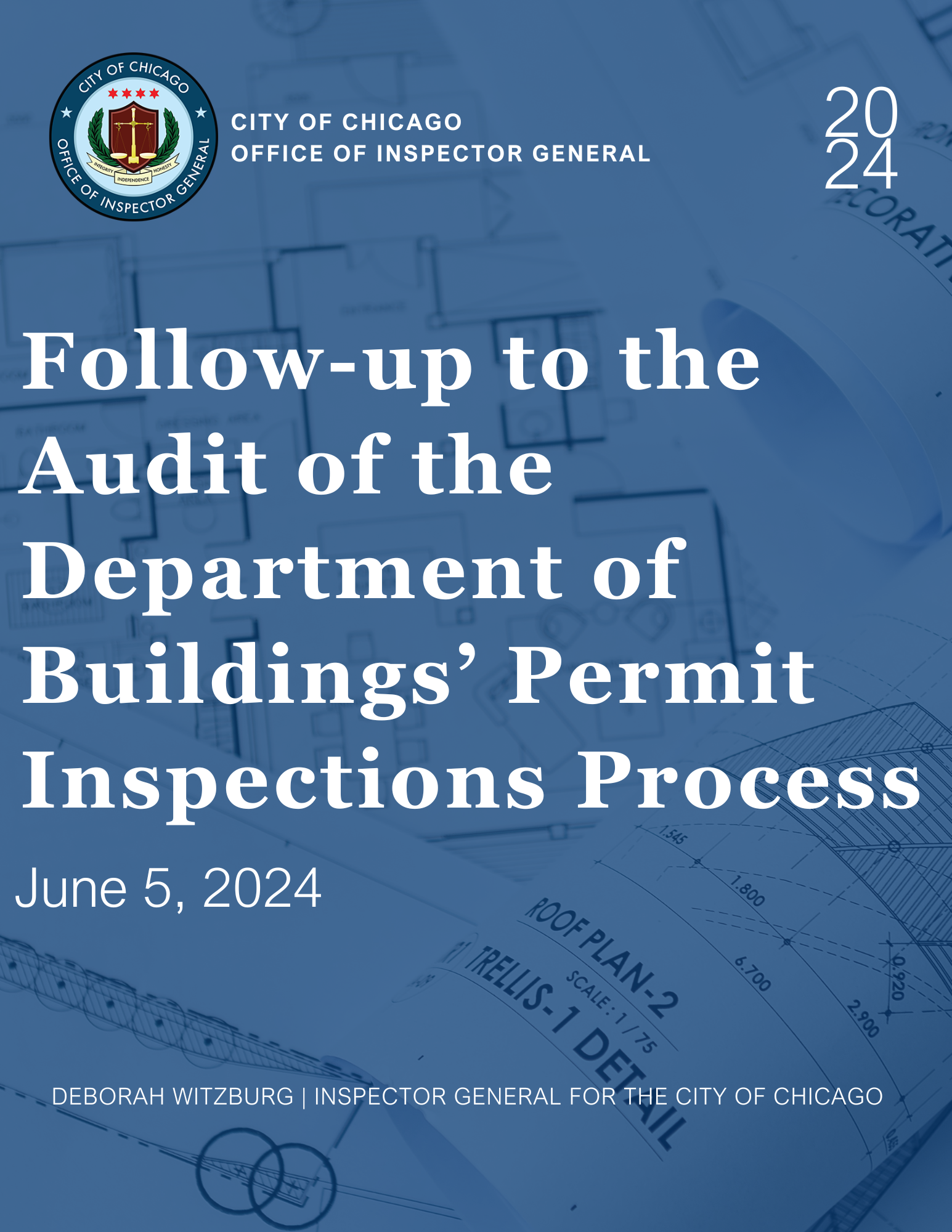 Follow-up to the Audit of the Department of Buildings’ Permit Inspections Process Follow-up to the Audit of the Department of Buildings’ Permit Inspections Process - publication cover