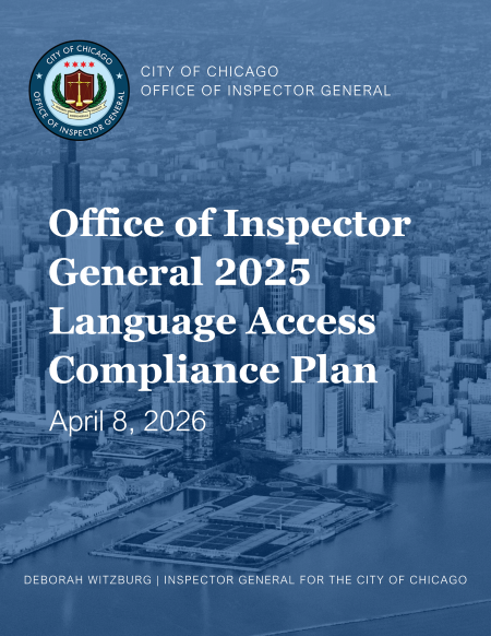 OIG 2025 Language Access Compliance Report - publication cover