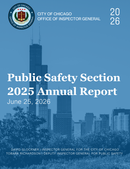 Public Safety Section 2025 Annual Report - publication cover