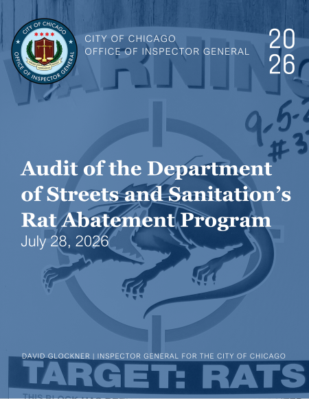 Audit of the Department of Streets and Sanitation’s Rat Abatement Program - publication cover