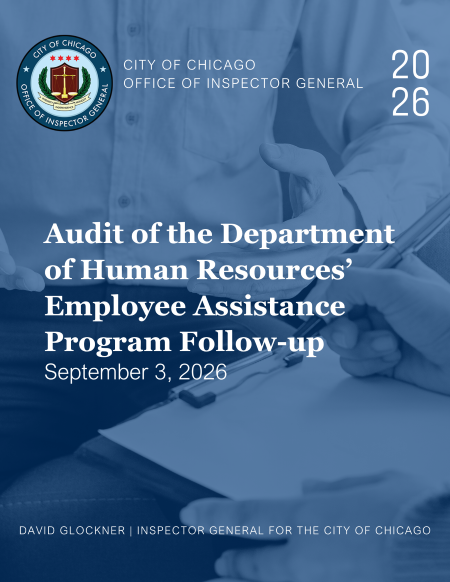 Audit of the Department of Human Resources’ Employee Assistance Program Follow-up - publication cover