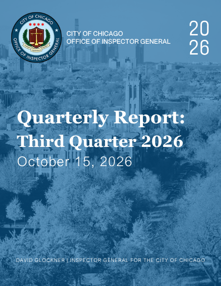 Quarterly Report: Third Quarter 2026 - publication cover